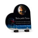 plaque funéraire petit prince avec photo