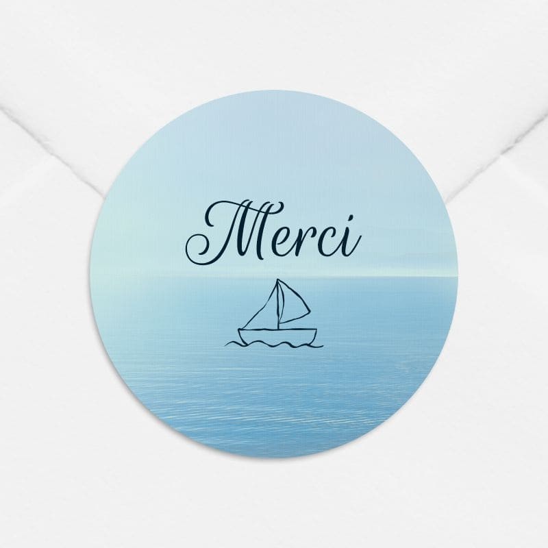 Stickers décès mer