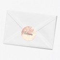 Stickers décès personnalisé fleur de cerisier