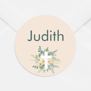 Stickers décès personnalisé croix catholique