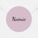 Stickers décès texte personnalisé