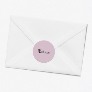 Stickers décès texte personnalisé