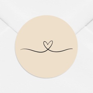 Stickers décès personnalisés coeur