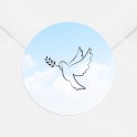 Stickers décès personnalisés ciel