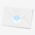 Stickers décès personnalisés ciel